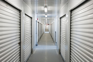 Climate Controlled storage facility interior.